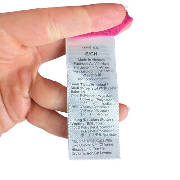 Madewell Azalea Pink & White Plaid Shirred Pockets Babydoll Summer Mini Dress - Picture 14 of 14